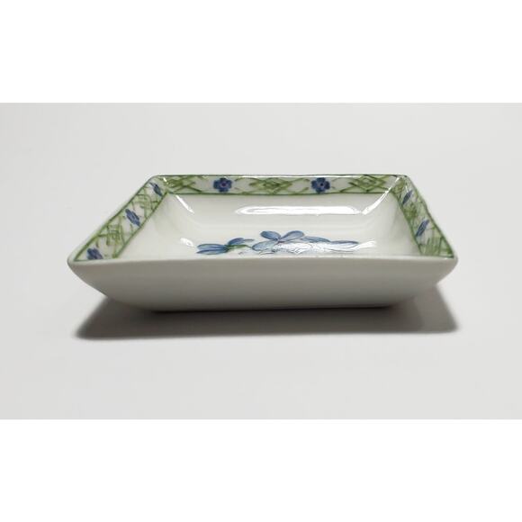 Violettes Anne De Solages Porcelain De Paris France Small Trinket Tray - Picture 3 of 4